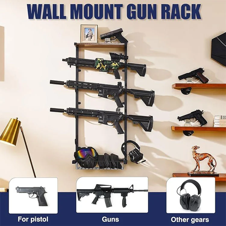 Comment un porte-armes mural peut-il améliorer le stockage et la sécurité de vos armes à feu ?