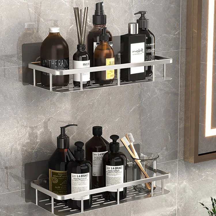 Étagère de salle de bain à ventouse sans perçage