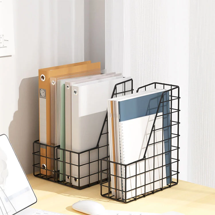 Porte-revues en métal de bureau
